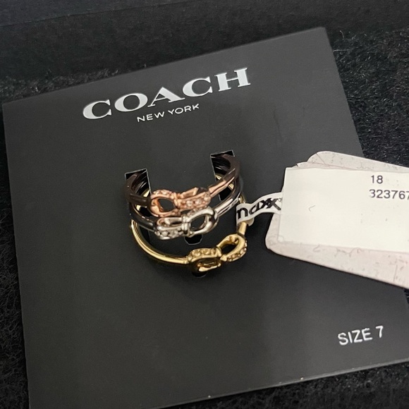 COACH STACK RINGS - Picture 2 of 2